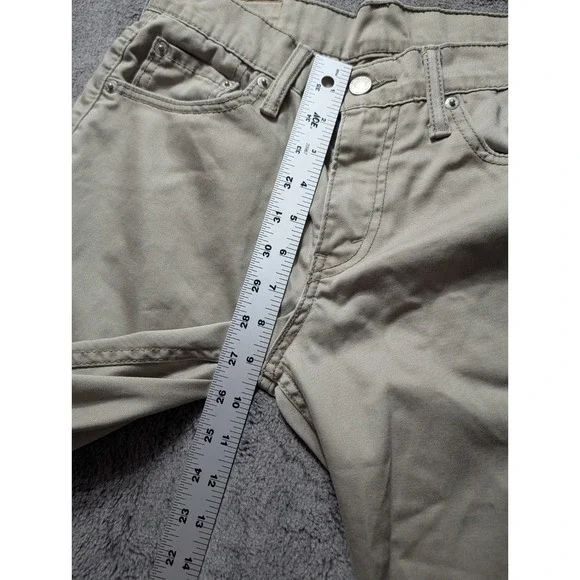 Levi's 511 Slim Straight Men's Pants Size 30x32 Khaki - Picture 4 of 12